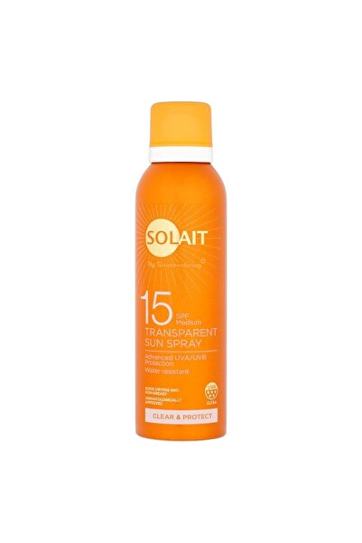 SUPERDRUG Solait SPF15 Water-Resistant Sunscreen Spray 200 ml