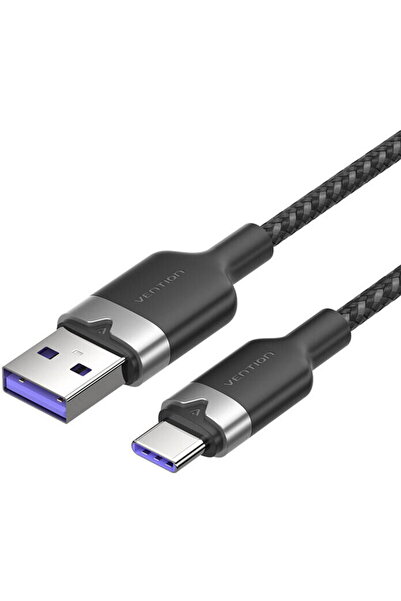 Vention Cablu USB 2.0 A mascul la C mascul 6A CTOBH 2M (Negru)