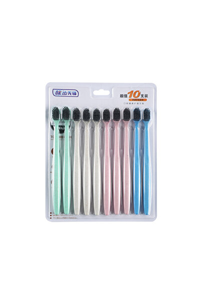 Choice ١٠ قطع فرشاة أسنان صديقة للبيئة وقابلة للتحلل الحيوي، ١٠ قطع فرشاة أسن...
