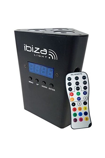 Ibiza Light PORTABLE RGBW LED PROJECTOR 4WX3 WITH 4000MA BATTERY AND DMX