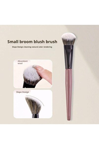 Choice فرشاة أحمر خدود واحدة منحنية، مناسبة لأحمر الخدود البودرة والكريمي وال...