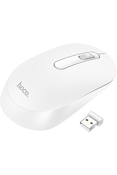 Hoco GM14 – Mouse wireless 2.4 GHz, optic 1200 DPI, 3 butoane + scroll, roz