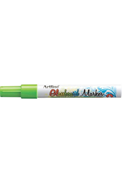 artline Glassboard marker, round tip 2.0mm - fluorescent green