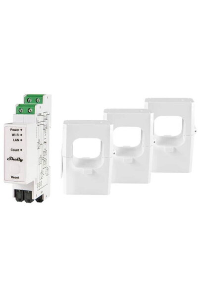 Shelly Contor de energie trifazat PRO 3EM 400A Wi-Fi
