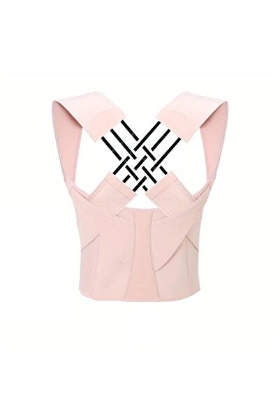 Choice5 مصحح وضعية الظهر الوردي للنساء والرجال، مقوّم للكتفين قابل للتعديل، د...