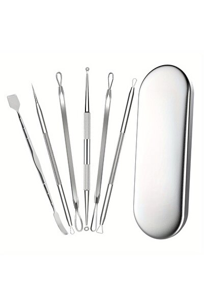 Choice مجموعة تجميل مكونة من 6 قطع (علبة) من أدوات إزالة الرؤوس السوداء وحب ا...