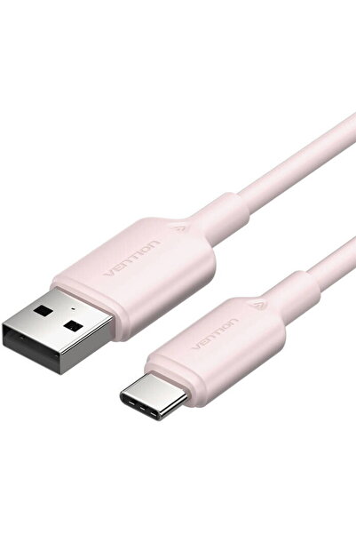 Vention Cablu USB 2.0 A mascul la C mascul 3A CTQPF 1M (Roz)
