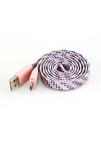 SBOX Cablu USB->Micro USB 2.0 M/M 1m blister colorat roz USB-103CF-P