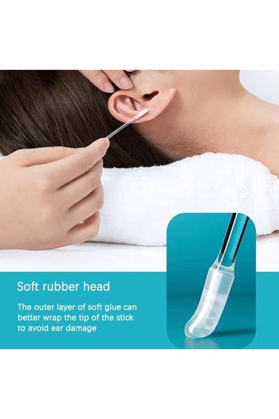 Choice 24 قطعة من أدوات تنظيف الأذن المصنوعة من السيليكون للاستخدام مرة واحدة...