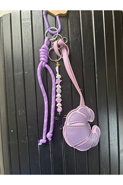 OEM Αξεσουάρ τσάντας μπρελόκ Charm με λεπτομέρεια κρουασάν, διακοσμητικό τσάντας