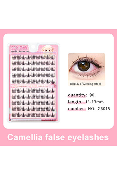 Choice5 رموش صناعية LG6015 Life Girls، 10 صفوف، سعة كبيرة، بدون غراء، 6 أنماط...