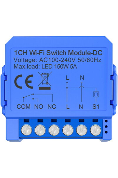 Avatto Comutator WiFi WSM16-DC32V-1, contact uscat, 1 canal