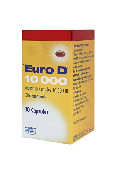 Euro D 10,000 IU Vitamin D3 Supplement