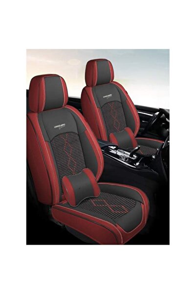 CarGuard Set Huse Auto Deluxe, 5 Locuri, Piele Ecologica Perforata , Material...