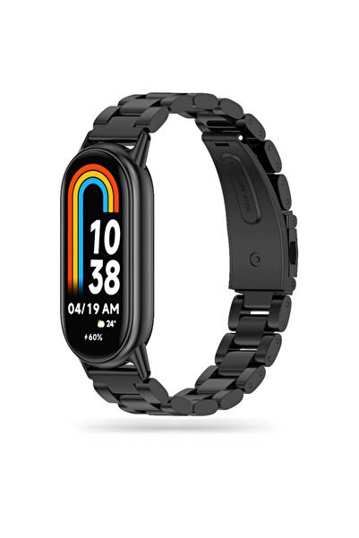 Tech-Protect Brățară din oțel inoxidabil Xiaomi Smart Band 8 / 8 NFC – Negru