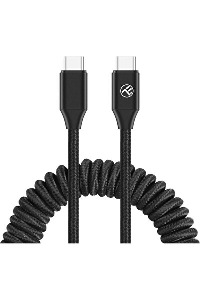 TELLUR Cablu USB-C extensibil la USB-C PD60W până la 1,8 m, negru