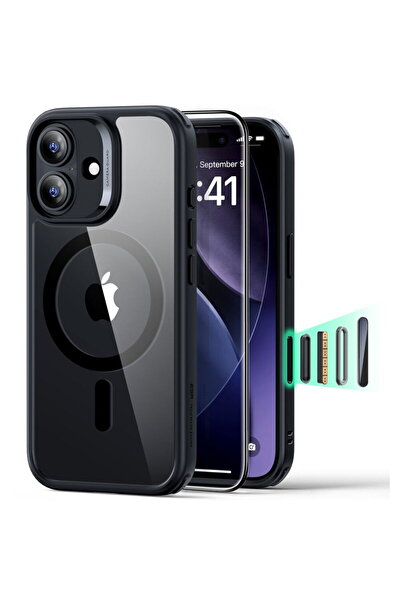 ESR HUSA HIBRIDĂ CLASICĂ CU MAGSAFE ȘI STICLĂ TĂMURĂ PENTRU IPHONE 17, TRANSP...