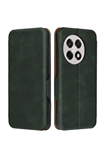 Techsuit Husa pentru OnePlus 13R - Safe Wallet Plus - Green