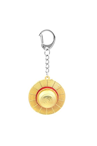 Choice Big size Classic Anime Keychain Straw Hat Pendant Metal Key Chains For...
