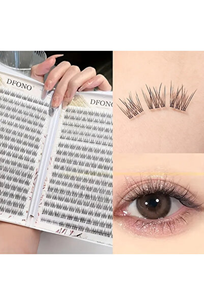 Choice 384 قطعة من الرموش الناعمة والخفيفة الوزن على شكل ذيل السمكة، بطول 10-...