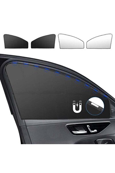 Generic Car Side Window Sun Shade, 4 PCS Universal Magnetic Car Curtain for B...