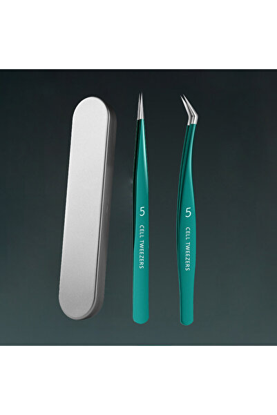 Choice6 مجموعة من قطعتين B: ملاقط لتطويل الرموش، ملاقط مدببة لتكثيف الرموش، م...