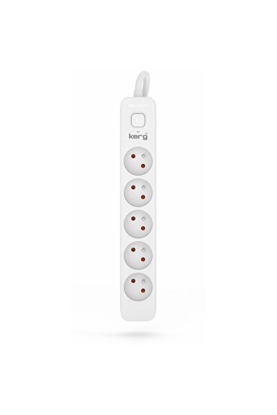 HSK DATA Kerg M02402 5 Earthed sockets - 1,5m power strip with 3x1,5mm2 cable...