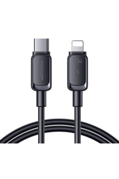 Joyroom Cablu tip C - Lightning multicolor seria A14, 480mb/s, 20W, 1,2m, neg...