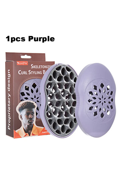 Choice فرشاة تصفيف الشعر الأفريقي المجعد الاحترافية، قطعة واحدة، لون بنفسجي، ...