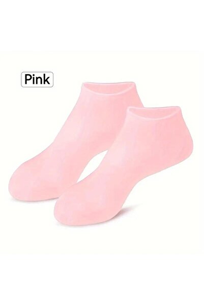 Choice1 pink Silicone Gel Moisturizing Sks Aloe Sks Pedicure Sks For Dry Crac...