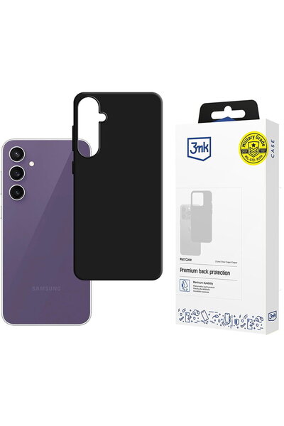3MK Samsung Galaxy S24 FE - Husă Mată - Negru