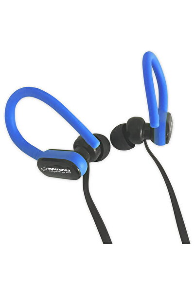 ESPERANZA Wired Headphones EH197, With Microphone, Black/Blue