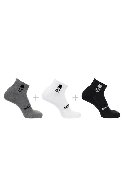 Salomon Everyday Ankle 3Pack Socks (3 Pairs) Lc2086700 Colorful