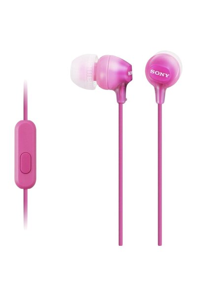 Sony Casti audio In-ear MDREX15APPI, Telefon de control, Roz