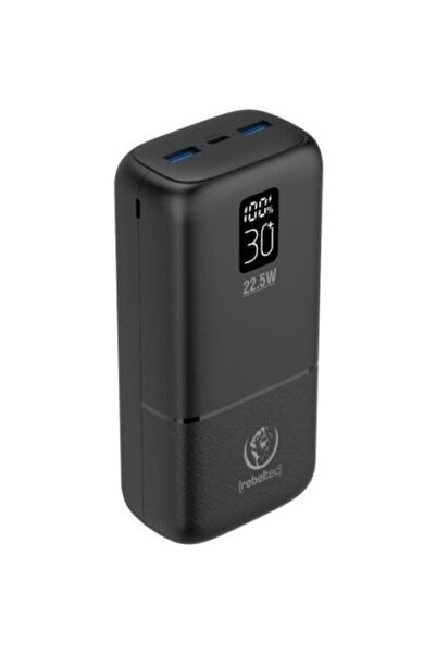 Rebeltec P30 LCDPD 30000mAh PD 22.5W Negru