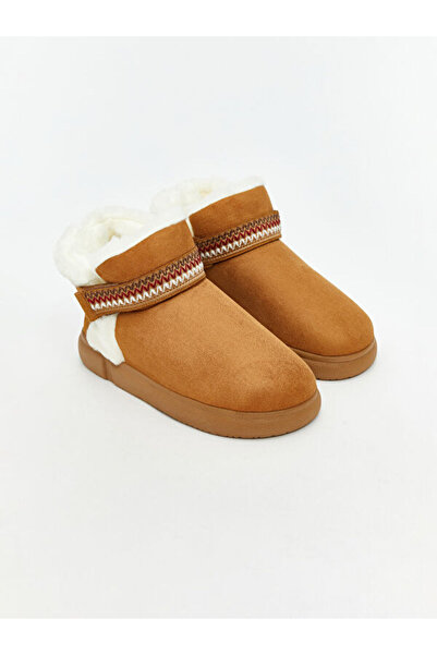 LC Waikiki Rmz Gi̇yi̇m Farkiyla Suede Look Women's Home Boots