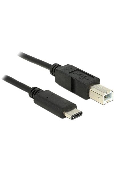 DELOCK Cablu USB Tip-C 2.0 mascul > USB 2.0 Tip-B mascul 2m negru