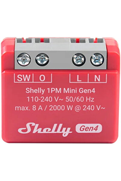 Shelly 51924, 110-240 V AC, Rosu