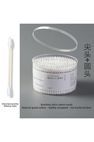 choice2 2000 قطعة، 2000/1000/500 قطعة، أعواد قطنية خشبية مزدوجة الرأس، خالية ...