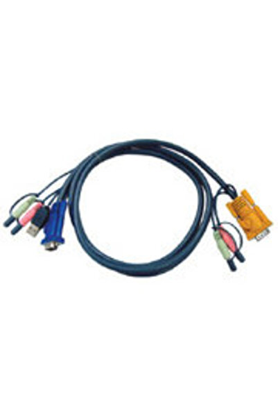 Aten Cablu prelungire KVM (HD15-SVGA, USB, USB, Audio) - 5m