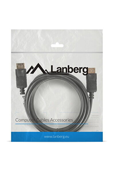 Lanberg CA-DPDP-10CC-0030-BK DisplayPort cable 3 m Black