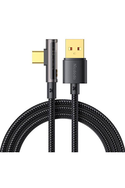 Mcdodo CA-3380 USB to USB-C Prism 90 degree cable, 6A, 1.2m (black)