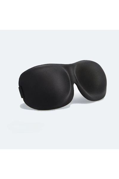 Choice قناع نوم ثلاثي الأبعاد أسود اللون، قطعة واحدة، يوفر الظل والتهوية، قنا...