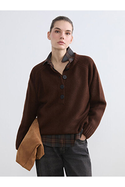 LC Waikiki Sparkling Choices from Shining Store Zero Roba Collar Women's Knit...