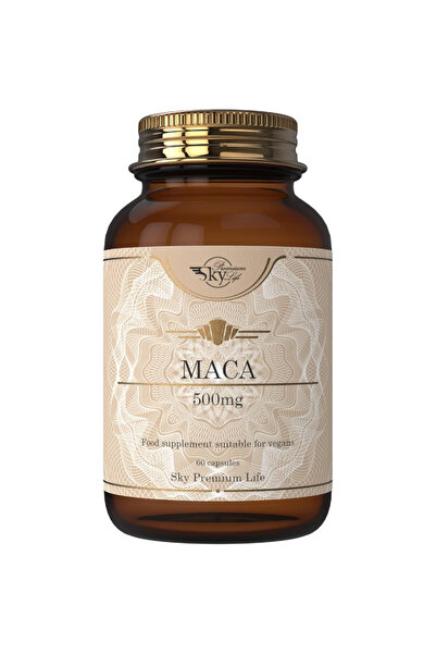 Sky Premium Life 500mg Maca Supplement - vegan, gluten free, lactose free