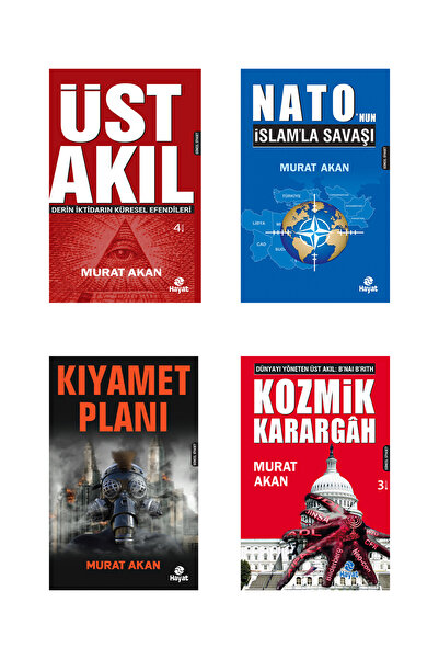 Genç Hayat Yayınları GÜNCEL SİYASET SETİ - MURAT AKAN -4 KİTAP