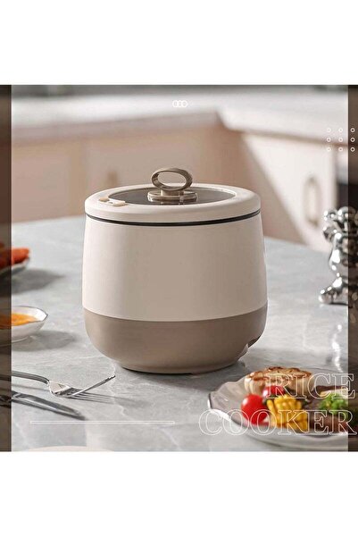 Arabest Portable Mini Rice Cooker, 1.8 Litre Small Electric Hot Pot Ramen Coo...