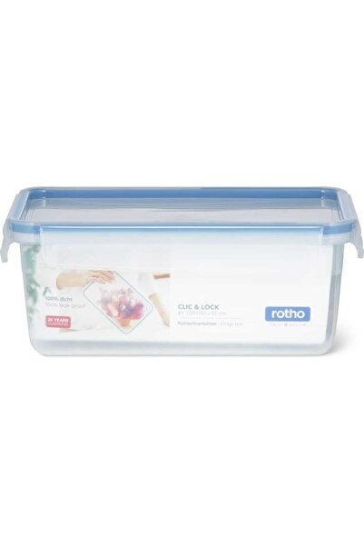 Rothoplast Rotho Clic & Lock Food Box – 2 L, with Gasket