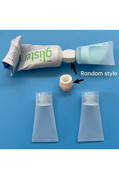 Choice مجموعة أدوات تجميل مانعة للتسرب للسفر، 3 زجاجات سفر سعة 30 مل مع محولا...