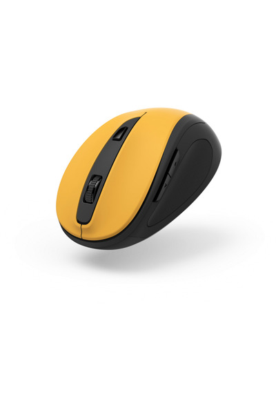 Hama Mouse fara brad, MW-400 V2, 6 butoane, Ergonomic, USB, 1600dpi, Galben